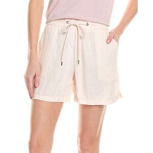 James Perse Womens Relaxed Fit Linen Short, Pink